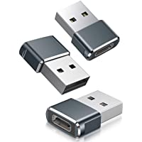 Adaptador USB C Hembra a USB Macho (3 Pack)- Adaptador de Cable de Cargador Tipo C a USB A Para iPhone 11 12 Pro Max…